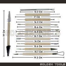Load image into Gallery viewer, Ceramic Tool Sculpting Tools Clay Sculpture Polymer Clay Modelling DIY Crafting
