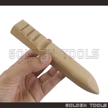 Load image into Gallery viewer, Wood Burnisher for Leather Edge Smoothen Wood Slicker DIY Workshop Crafting Tool
