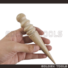 Load image into Gallery viewer, Wood Burnisher for Leather Edge Smoothen Wood Slicker DIY Workshop Crafting Tool
