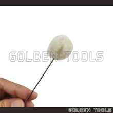 Load image into Gallery viewer, Wool Dauber for DIY Leather Dye Applicator Ball Brush Craft Dye Oil Glue Edge Surface Finishing
