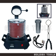 Load image into Gallery viewer, [WARRANTY OPT] 2kg Melting Machine Complete Set with Graphite Crucible, Crucible Tong / Machine Lebur Emas

