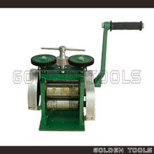Load image into Gallery viewer, Manual Hand Rolling Mill Machine For Wire, Flat Sheet Plate And Half Round Jewellery Casting Shaping Mesin Gelek
