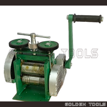 Load image into Gallery viewer, Manual Hand Rolling Mill Machine For Wire, Flat Sheet Plate And Half Round Jewellery Casting Shaping Mesin Gelek
