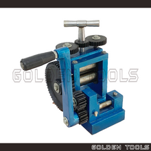 Load image into Gallery viewer, 7 Rollers Manual Hand Rolling Mill For Wire, Flat Sheet Plate And Half Round Jewellery Casting Shaping Mesin Gelek
