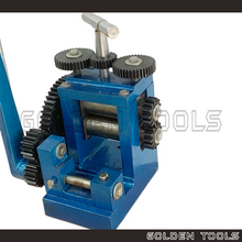 Load image into Gallery viewer, 7 Rollers Manual Hand Rolling Mill For Wire, Flat Sheet Plate And Half Round Jewellery Casting Shaping Mesin Gelek
