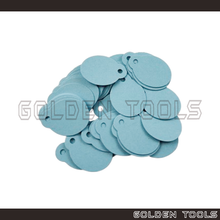 Load image into Gallery viewer, ± 100 Pcs Oval Price Blank Paper Tag Emas Label DIY Thank You Doorgift Party Wedding Kahwin Tag
