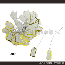 Load image into Gallery viewer, Price Tag Accessories Merchandise Tag Emas Label Display Tanda Harga
