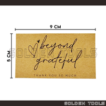 Load image into Gallery viewer, Kraft Paper Thank You Card Business Use Handmade Gift Decoration Card Appreciation Card
