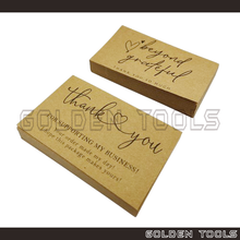 Load image into Gallery viewer, Kraft Paper Thank You Card Business Use Handmade Gift Decoration Card Appreciation Card
